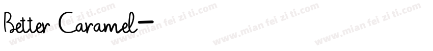 Better Caramel字体转换